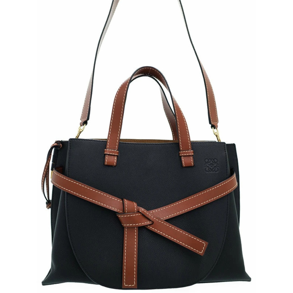 Loewe Gate Top Handle Leather Shoulder Bag